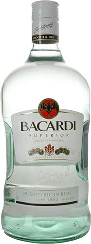Bacardi White Glass