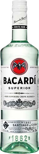 Bacardi Silver Superior Glass