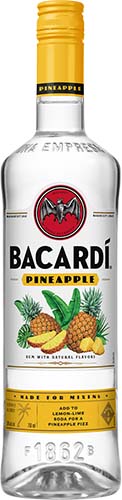 Bacardi Flav Pineapple Rum 750