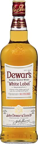 Dewars White Label Blended Scotch Whisky Liter