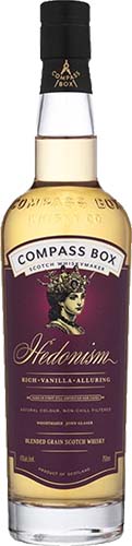Compass Box 'hedonism' Scotch Whiskey
