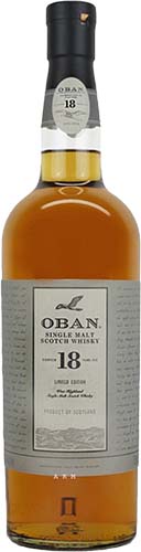 Oban 18 Year Old Single Malt Scotch Whiskey