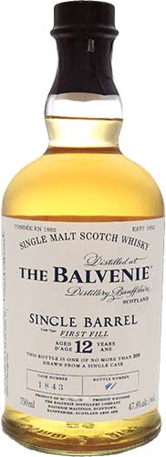 The Balvenie 12 Yars           Singal Barrel