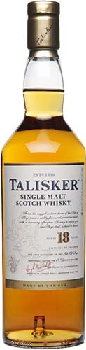 Talisker 18 Year Old Single Malt Scotch Whiskey