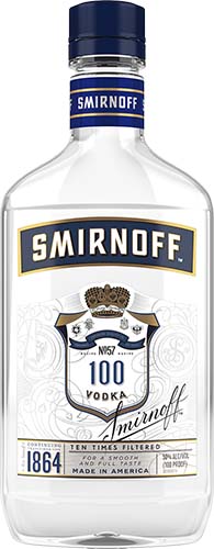 Smirnoff Vodka 100 Proof 375