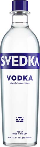 Svedka Vodka Plastic