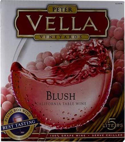 Peter Vella Delicious Blush Box Wine 5l