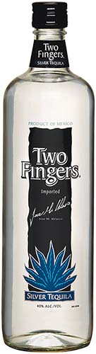 Two Fingers White Tequila 750ml