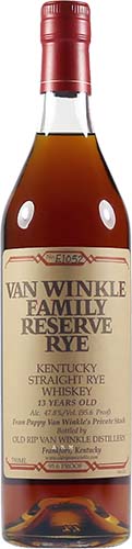 Pappy Van Winkle 13 Year Old Straight Rye Whiskey