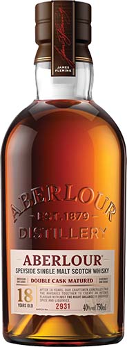Aberlour Single Malt Scotch Whiskey 18 Year Old Double Cask Matured