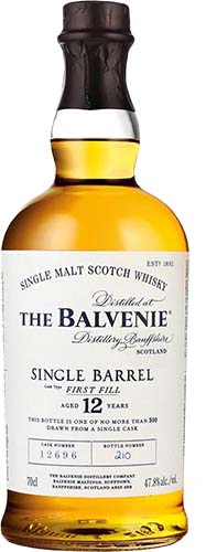 The Balvenie Single Barrel 12 Year Old Single Malt Scotch Whiskey