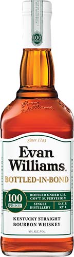 Evan Williams Bottled In Bond 100 Proof Bourbon