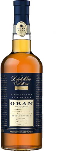 Oban Distillers Edition Single Malt Scotch Whiskey