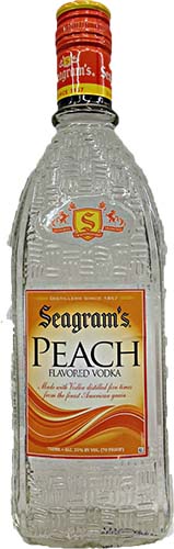 Seagrams Vodka Peach 750ml
