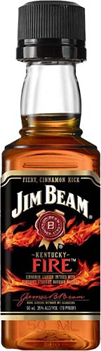 Jim Beam Kentucky Fire Cinnamon Liqueur With Kentucky Straight Bourbon Whiskey