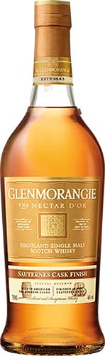 Glenmorangie The Nectar D'or Sauternes Cask Extra Matured 12 Year Old Single Malt Scotch Whiskey