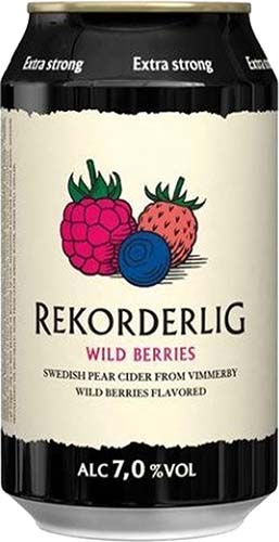Rekorderlig Wild Berry Cider 4pk Can