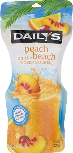 Daily's Frozen Peach On Beach