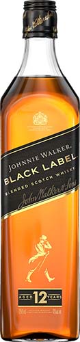 Johnnie Walker Black 12 Yr Blended Scotch .750l
