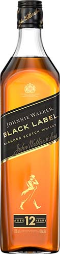 Johnnie Walker Black Label Blended Scotch Whisky 750 Ml