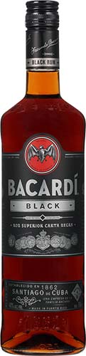 Bacardi Rum Black 80 750ml
