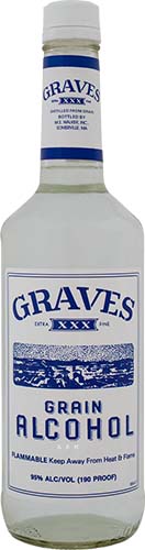 Graves  Grain Alcohol 190 Proof