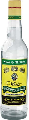 Wray & Nephew Overproof White Rum 750ml