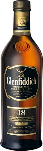 Glenfiddich 18 Year Old Single Malt Scotch Whiskey