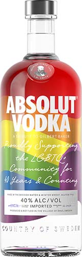 Absolut Original Vodka Pride Edition