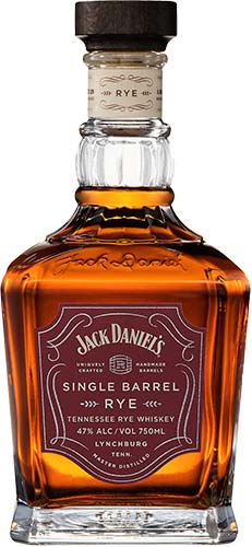 Jack Daniels Rye Wsky Sgl Brl 750ml