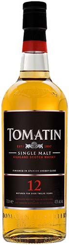 Tomatin 12 Year Old Single Malt Scotch Whiskey