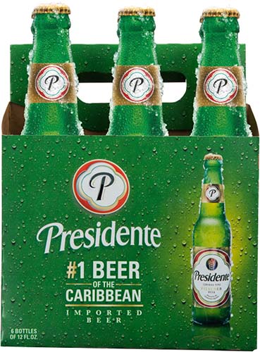 Presidente Pilsener Beer 6 Pack