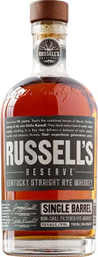 Russell's Reserve Rye Single Barrel Whiskey 750ml