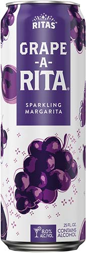 Ritas Grape-a-rita Sparkling Margarita Can