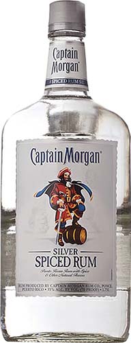 Captain Morgan Silver Spiced Rum 750mL