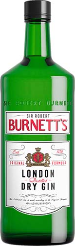 Burnetts Gin 80 750ml