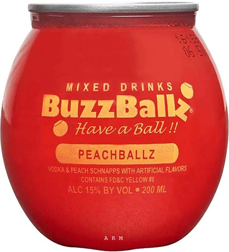Buzzballz Cocktails Peachballz