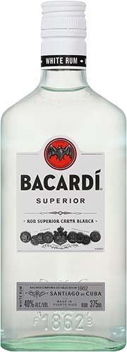 Bacardi Light Rum 375 Ml