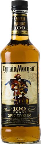 Captain Morgan                 Spiced 100