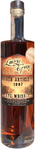 Lazy Guy 5th Article 1887 Rye Whiskey