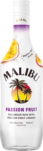 Malibu Caribbean Rum With Passion Fruit Liqueur