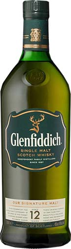 Glenfiddich 12 Yr Old Single Malt Scotch 1 Ltr