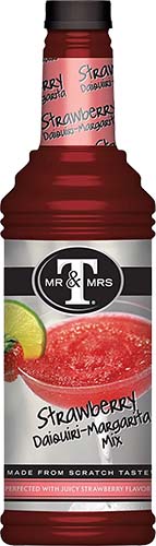 Mr. & Mrs. T Strawberry Daiquiri Margarita Mix 1 Ltr