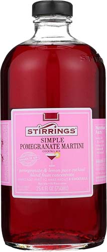 Stirrings Mixer Pomegranate Martini