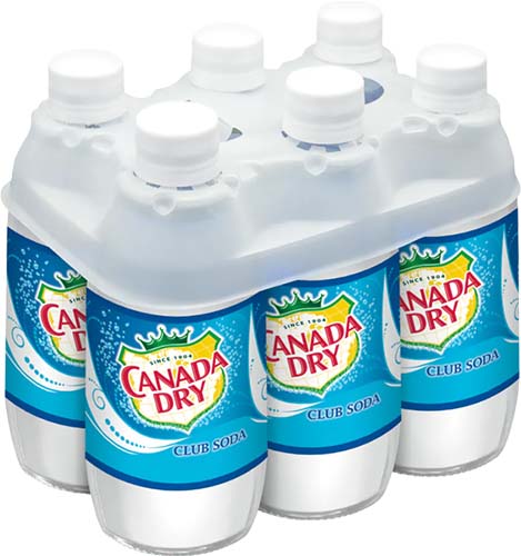 Canada Dry Club Soda 6 Pack