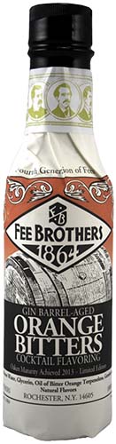 Fee Brothers Gin Aged Orange Bitters