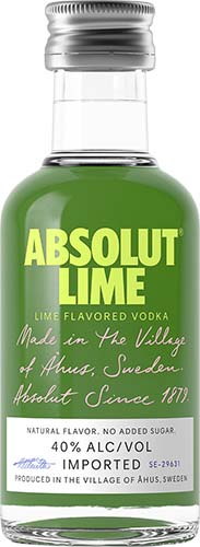 Absolut Lime Flavored Vodka