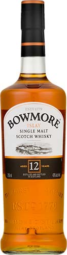 Bowmore 12 Year Old Islay Single Malt Scotch Whiskey