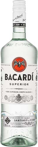 Bacardi White Rum 1 Liter