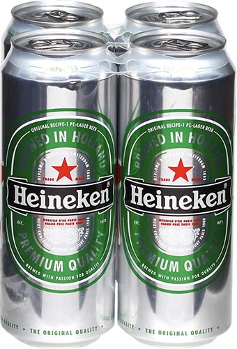 Heineken 16oz 4pk Cans